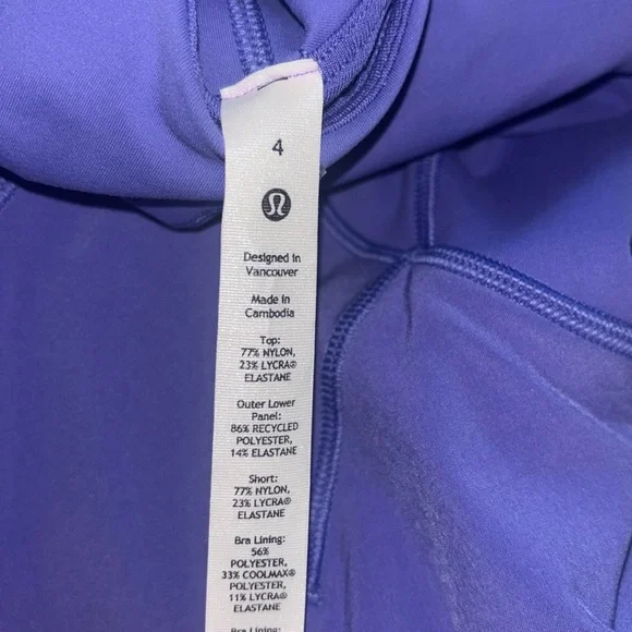 Lululemon Court Crush A/B Support Dress Sz 4 NWT - Picture 7 of 9